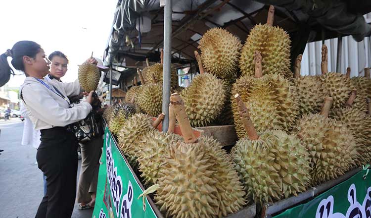 MAFF pushes for durian exports to China